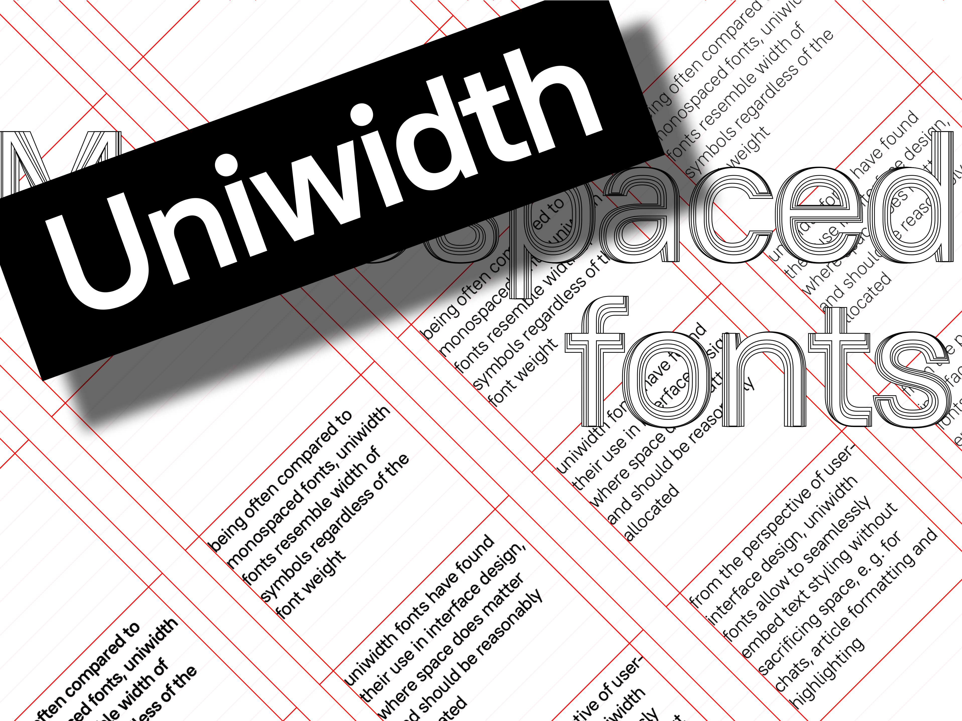 Uniwidth fonts 3