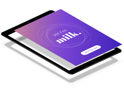 Milk adobe adobexd app app concept design gradient color ui ui ux
