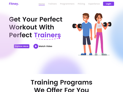 Fitney Fitness Website