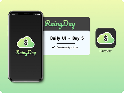 RainyDay Savings App - App Icon