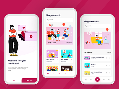 music app branding creative decorations fashion design design language design growth header dribbble best shot flat gradient grid icon illustration ios app design minimal colour ui mobile app design mobile ui product concept problemsolving research ui typography uiux user experience design