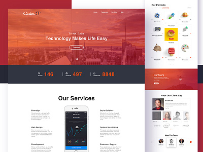 Agency Template | Full View app landing page creative creative design dribbble best shot illustration landing page template