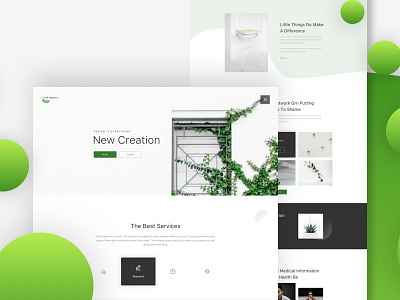 Leaf Agency agency apple clean colour creative google microsoft minimal ui ux web