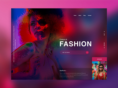 Colors & Fashion color creative design gmail google gradient new trend template typography ui ux