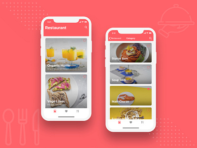 Food Ordering UI Part-1 app app concept applicaiton color colour concept design food ios minimal mobile ordering typography ui ux