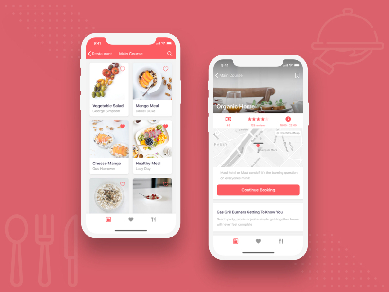 Food Ordering UI Part-2 by Aziz Mostoba on Dribbble