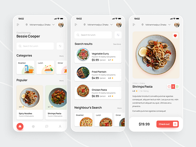 Food Delivery App Design app branding design graphic design mobile app ui ui design ux