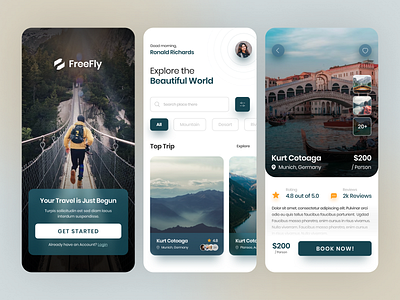 Travel-Booking Mobile App Design