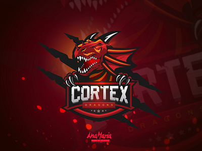 Cortex Dragons csgo dota dota 2 dragon dragons esports game gaming illustration lol mascot pubg sport