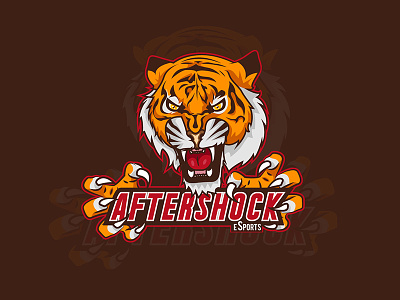 Aftershock esport gaming mascot sport