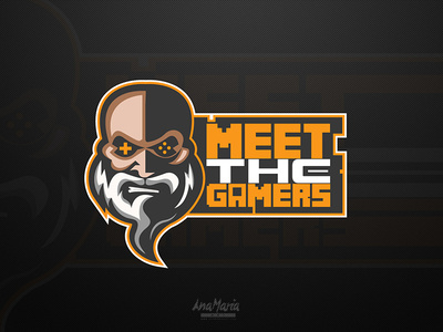 Meet the gamers gamers old man old man angry gaming game anamariaart art maria ana mascot logo sports esports