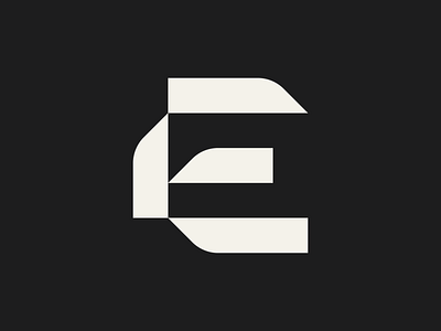 Letter E alphabet bold brand branding e design e logo icon identity industrial letter letter e lettermark lines logo logotype mark symbol type typography vintage