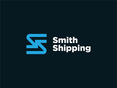Smith Shipping Logo arrow logo arrows bold brand brand identity branding identity identity design illustration letter letter s lines logo mail logo mark retro s s logo shipping logo vintage