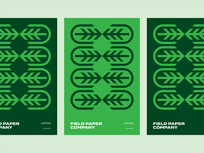 Field Paper Company Poster brand branding digital forest icon identity illustration layout logo mark media minimal paper pattern poster rebrand symbol texture tree type