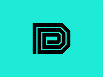 Letter D Logo angles bold brand branding d logo digital icon identity illustration industrial letter d lines logo mark media minimal retro symbol type typogaphy