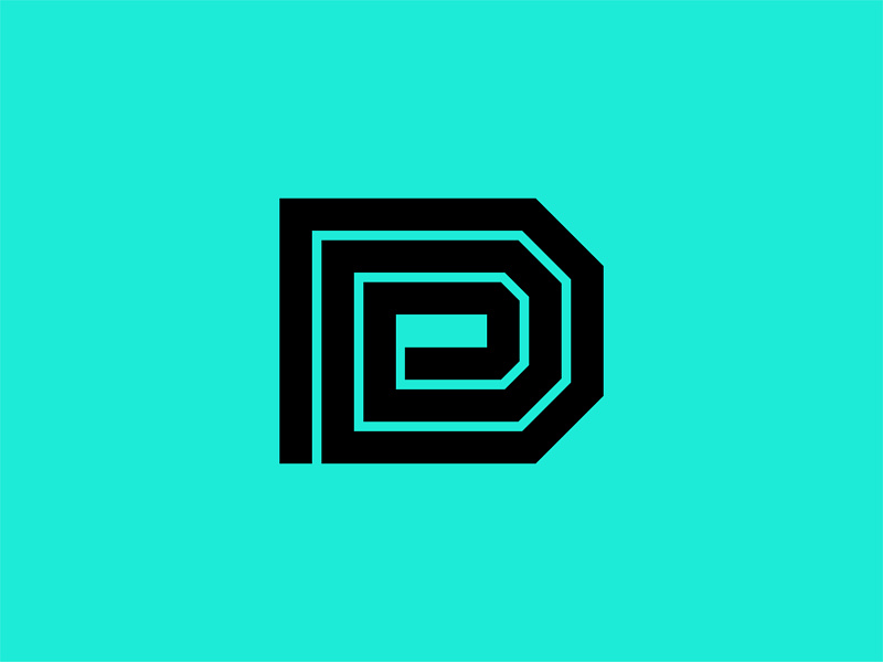 Letter D Logo by Dylan Menke on Dribbble