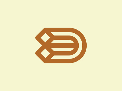 Letter D Logo curves d digital geometric geometry icon industrial letter lines logo mark media minimal noodle retro shape squares symbol type typography