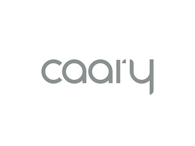 Caary Wordmark Logo bank brand branding credit card custom type digital geometric icon letters lines logo mark media minimal modern money symbol type typography wordmark