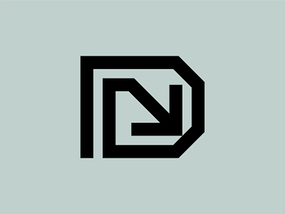 Letter D Logo angles arrow bold brand branding digital gradient icon identity illustration industrial letter lines logo mark media minimal modern symbol type