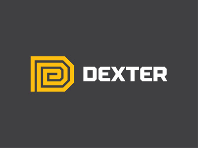 Letter D Construction Logo
