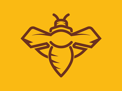 Bumble Bee bee bumble design fly honey identity illustration insect logo mark symbol wings