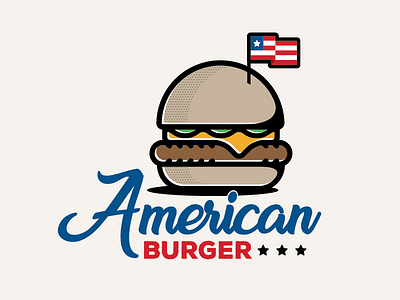 American Burger Logo