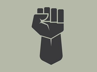 Fist Illustration arm bold design digital fist flat graphic hand illustration logo vector