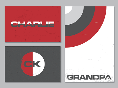 BFA Posters - Charlie Kirchner (Grandpa) branding design grunge halftone pattern poster print texture topographic typography
