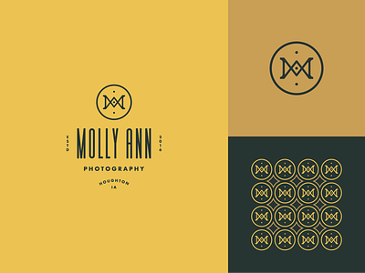 Molly Ann Photography - Branding Assets a branding camera design icon identity illustration logo m mark photograhy symbol
