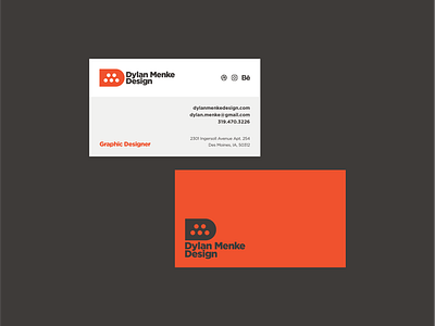 Personal Branding bold branding business card d identity industrial logo m simple type