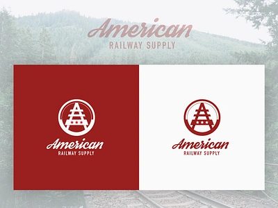 American Railway Supply Logo america american logo rail railway track train us usa