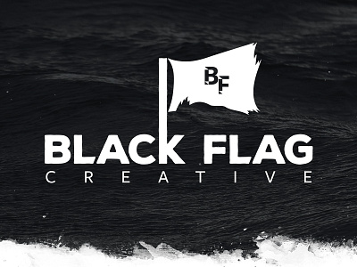 Black Flag Creative black blackflagcreative branding creative grunge logo pirate ui water web design website white