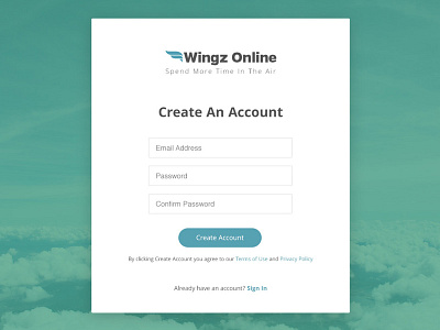 Sign Up account app aviation create account form login photoshop product design sign in sign up sketch ui user interface ux web design website
