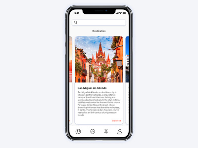 iphone X travel app card view airbnb card view icon interaction interface ios iphonex mobile skyscanner travel ui ux