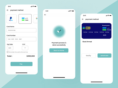 Payment Screens - Property App