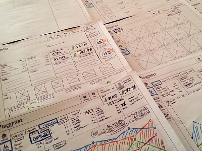 Dashboard UX sketches