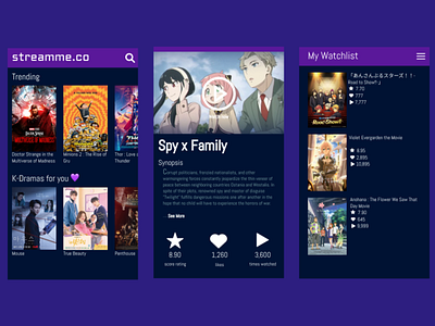 [UI Shot] Movie App app design design ui ui shot