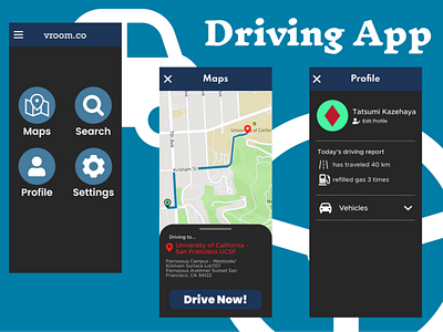 [UI Shot] Drive App app design ui ui shot