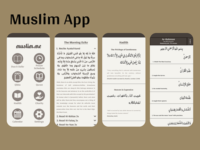 [Final Project] Muslim App UI Shot