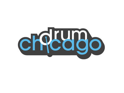 DrumChicago identity design identity logo typography