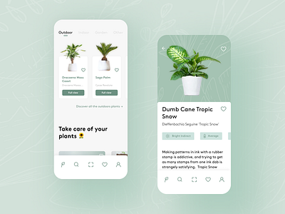 Plant Care App UI app ui app ui ux plant plant app plant care