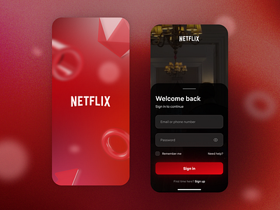 Netflix Sign In — Daily UI 001