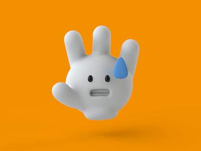 The Handy Project 3d after effects animation arnold branding c4d character design emoji gif hand illustration motion nft