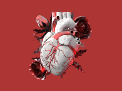 Love 3d c4d design heart illustration love motion