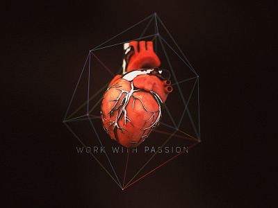 Work With Passion 3d c4d