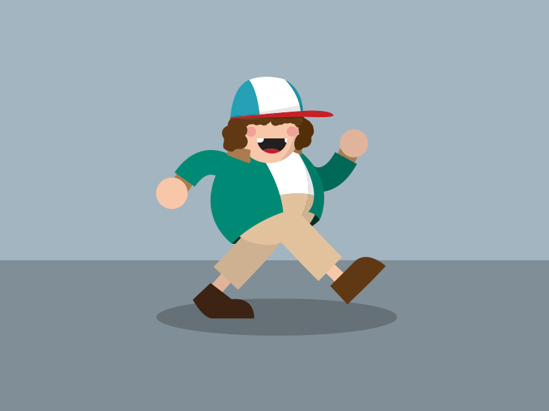 Stranger Things concept vector illustration