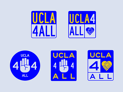 UCLA4ALL logo exploration branding logo logo design logotype pro bono typography