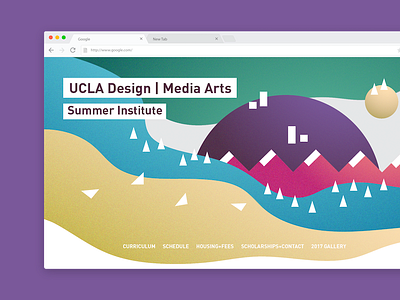 DMA_SI_1 branding color colorful design identity illustration landscape web website