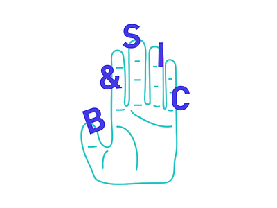 B&SIC basic doodle drawing hand illustration minimalist simple sticker vector