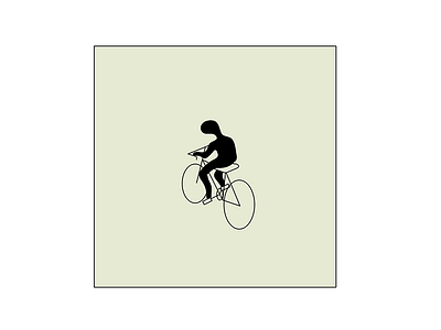 blob biker art bicycle bike doodle drawing graphic illustration vector